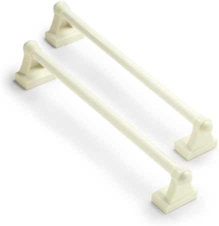 Magne Rod 8.75 to 15.75-Inch Sash Magnetic Cafe Rods, Ivory by Magne Rod
