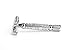 Hacktan Double Edge Razor Premium Butterfly Open Safety Razor Mirror Case (H10) Cut Throat Razor Fits All Razor Blades