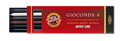 Koh-i-Noor Hardtmuth Art Collection Gioconda - Minas de dibujo para portaminas de 5.6 mm (6 unidades)