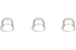 QAZAKY Lot de 3 ampoules d'amorçage pour tronçonneuse, débroussailleuse, souffleur, Homelite Echo Stihl Ryobi Poulan McCulloch Zama C1Q C1U C1M Series Carburateur 0057003 0057004 0058001 12538108660
