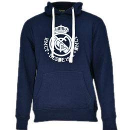 Real Madrid Sudadera Cap-Hoodie Nº 3 Marino-Blanco T-L