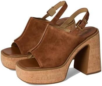 Michael Kors 40R5LEMS1S-230 LEIA PLATFORM SANDAL Donna, LUGGAGE EU 39.5