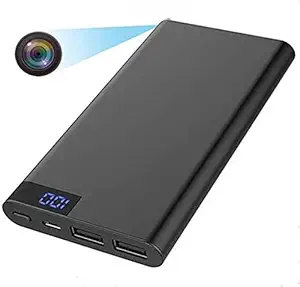 M & V Solutions Hidden Spy Camera WiFi Mini DV HD 4K Night Vision Motion Detection Remote Real Time Video 1200 Megapixel Power Bank 10000mAh Portable Compact Camera for Home