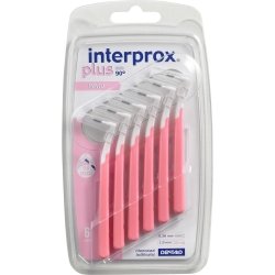 INTERPROX plus nano Interdental Brushes Pack of 6 Pink