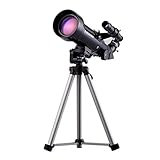 ★ Ocasiones de aplicación: este telescopio astronómico es ideal para el uso de observación de aves durante el día, así como para observar la vida silvestre, el paisaje y la observación informal y nocturna de las estrellas y planetas lunares, ideal para que niños, adultos y principiantes en astronomía exploren el cielo terrestre.