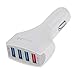 Produktbild Nosii Qualcomm Certified QC3.0 Quick Charge Adaptive 4 Port USB Schnelles Autoladegerät 35W (Color : White)