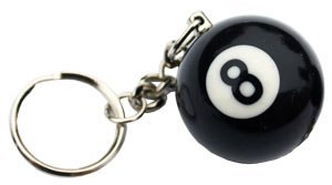 8 BALL KEYRING** by SGL
