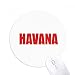 Produktbild Havana Cuba City Red Mousepad Round Rubber Mouse Pad Non-Slip Game Office