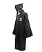Produktbild Harry Potter Jugend Erwachsene Robe mit Umhang Gryffindor Fancy Dress Cosplay Schwarz, Größe M