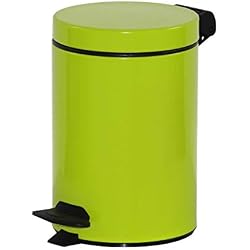 Poubelle à Pédale, 3 L, Vert Anis