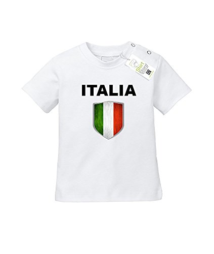 ITALIA WAPPEN – ITALIEN – BABY – WEISS – T-SHIRT by Jayess-Baby Gr. 68/74