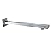 Produktbild Hochwertiger massiver Wandarm für Kopfbrause quafratisch eckig flach / Duschbrause - Duscharm Messing verchromt 38 cm Wand-Ausleger Dusche / Halterung Wandmontage für Regenbrause