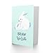 Produktbild Braw Wee Laddie New Baby Boy Scottish Rabbit Bunny Greetings Card