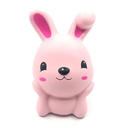 Mingfa Cute Galaxy Rabbit Squishy Stress Relief Toys Jumbo Scented Slow Rising Squeeze Toy for Kids 10cm