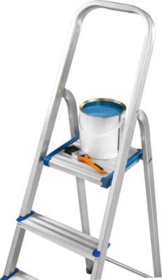 Preisvergleich Produktbild Kraftvollem Aluminium Stehleiter 8 Stufen