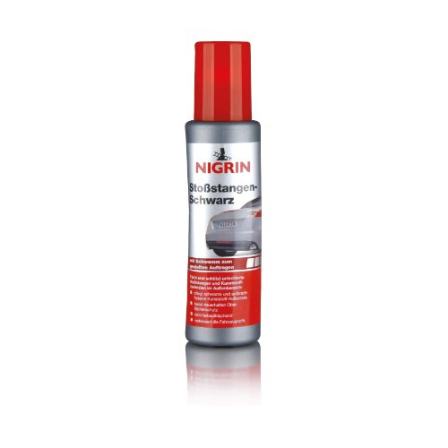 Nigrin 74048 - Reparador de parachoques (incluye esponja), color negro