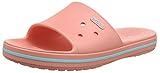 crocs 7 9  crocs Crocband III Slide 205733-7h5, Zapatos de Playa y Piscina Unisex Adulto, Rosa (Melon/Ice Blue 7h5), 36/37 EU