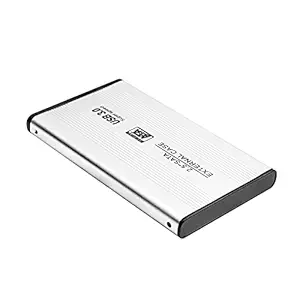 Homgee 2.5'' USB 3.0 External Hard Drive Portable D High Transmitting Speed Plug&Play for Desktop/Laptop (120GB) Silver