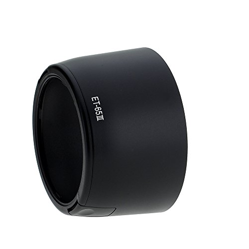 REMPLACE LE PARE-SOLEIL CANON ET-65III Pare-soleil ET-65III pour Canon EF 85mm f 1 8 USM  EF 100mm f 2 0 USM  EF 135mm f 2 8 SF  EF 70-210mm f 3 5-4 5 USM  EF 100-300mm f 4 5-5 6 USM L
