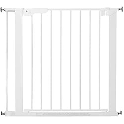 BabyDan Barrière de Sécurité Fixation par Pression, Blanc, 73,5-99,8 cm