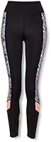 Marque Amazon - AURIQUE Printed Side Panel - Legging de sport - Skinny - Femme