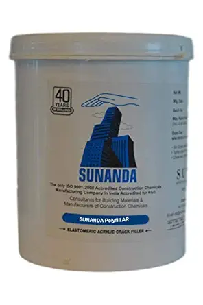 SUNANDA Polyfill AR (1.5 KG) | Crack filler for plasters, IPS, cement sand screeds and non-structural cracks.