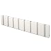 Produktbild LOCA Knax Garderobe Waagerecht Weiss 8 Haken, Grau