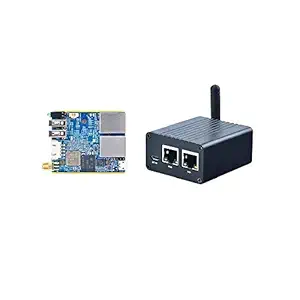 Friendly ELEC NanoPi R1 SBC Dual Network Port IoT Router with 1GB RAM & 8G EMMC Supporting Open Source Ubuntu and OpenWrt