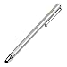 Produktbild Stylus Stift | iKross Universal Stylus Pen Eingabestift mit Ersatzspitze / Anhängern für Touchscreen Smartphone Tablet - Silber