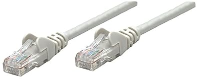 Intellinet 739849 Câble Réseau, RJ45 Connecteur Mâle, Cat 6 SFTP 100% Cuivre, Gris, 1,5 m