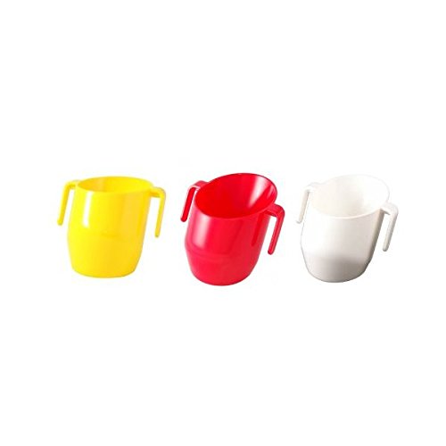 Bickiepegs Doidy Cup 3 Pack - Red, Yellow & White