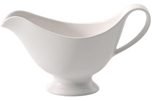 Villeroy & Boch - For Me Saucière, élégante en toute occasion, porcelaine premium, adaptée au lave-vaisselle, blanc, 400 ml
