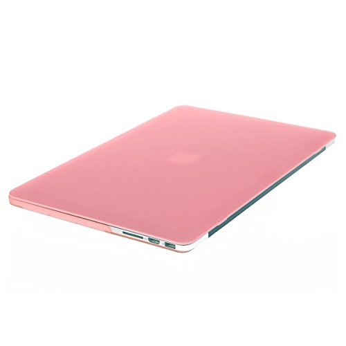 MOSISO Ultra Slim Plastik Hartschale Schutzhülle Hülle Snap Case für Macbook Pro 13 Zoll mit Retina Display NO CD-ROM Drive (A1502 / A1425), Rose - 5