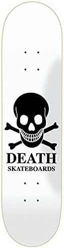 Death OG Skull Skateboard Deck - White 8.5"