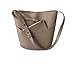 Produktbild Leder Wasserdicht 2-Teilig Set Messenger Bag Damen Groß Umhängetasche Vintage Einfarbig Schultertasche Lässig Multifunktional TravelLite Crossbody Bags (Weiß)
