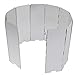 Produktbild KEESIN Outdoor Camping Kaminofen Windschutzscheibe 10 Teller Faltbarer Aluminiumkocher Windschutz für Picknick