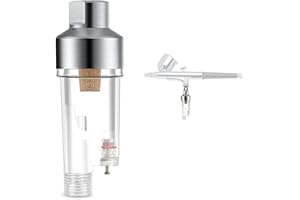ROSEMARY Mini aérographe Filtre à air Filtre à humidité Filtre à Eau Piège à aérographe en Ligne 0,3 cm