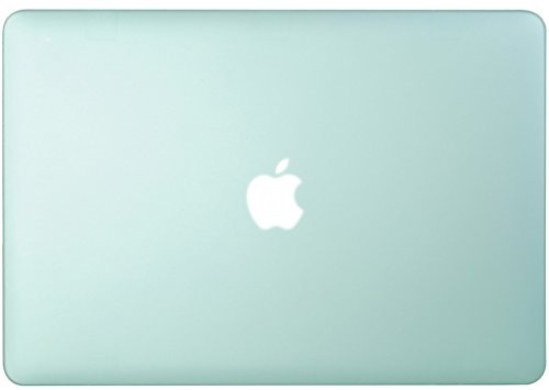 Topideal 3 in 1 gummierte matt Hard Shell Schutzhülle für Apple 39,1 cm/15 Zoll MacBook Pro mit Retina-Display (Modell: A1398) + Tastatur Cover + Displayschutzfolie - 3
