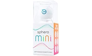 Sphero Mini blanc : Balle robotique command&eacute;e par application, jouet d&rsquo;apprentissage STIM et de codage, 8 ans et plus.