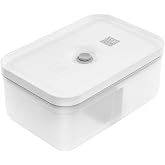 Zwilling Fresh &amp; Save Vakumlu Yemek Kabı L 1,6 L Yarı Şeffaf-Gri