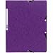 Produktbild Exacompta 25 x Eckspannmappe Nature Future A4 Manila-Karton 400g violett