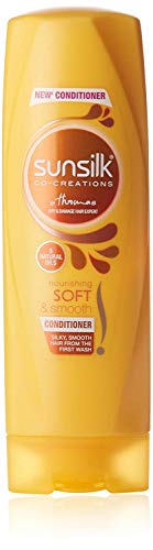 Sunsilk Nourishing Soft and Smooth Conditioner, 180ml (Pack of 2)