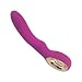 Produktbild 10 Geschwindigkeiten Multi-Speed-Elektro-Massagegerät Akku-Wiederaufladbare Vibrator Wasserdicht Silikon Therapeutische Massage Griff Haken Massager Zauberstab für Körper Entspannen (Color : Red)
