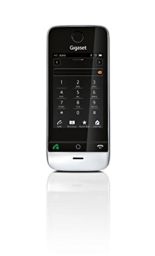 Gigaset SL910 Telefon - Schnurlostelefon / Mobilteil - mit Farbdisplay / Design Telefon / schnurloses Telefon - Freisprechen - schwarz