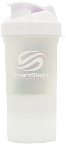 Preisvergleich Produktbild (12 Pack) – SmartShake SmartShake Flasche – Neon Weiß / 600 ml / 12 Pack – SUP...