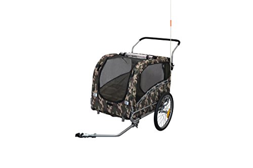 Fahrradanhänger Polironeshop Argo Anhänger und Wagen für den Transport von Hunden Hund Tiere Wagen Caddy Anhänger Fahrrad Jogger Hundewagen - 4