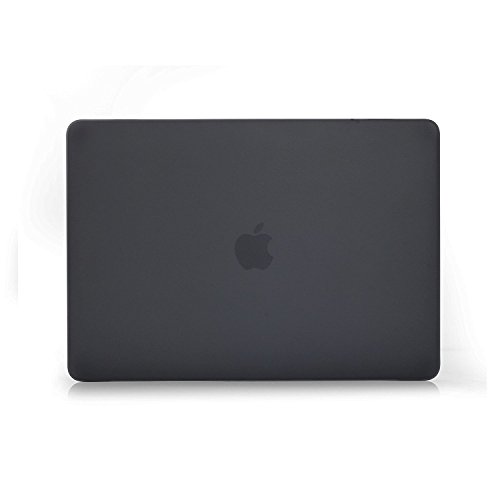 Glatte, Soft-Touch-Matte Kunststoff Hard Shell Schutzhülle für Apple MacBook Pro 15,4 39,1 cm mit Touch Bar und Touch ID 2016 Release A1707 schwarz 39,12 cm - 4