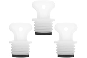 ‎BEAUPRETTY Beaupretty 3st Zubehör Für Wärmflaschen Wärmflaschenverschlüsse Kleiner Wärmflaschenverschluss Beutelverschluss Für Wasserflaschen Verschluss Für Heißwasserbeutel Teil Wärmflasche Gummi Weiß