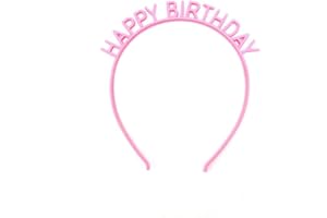 Larfraecy Happy Birthday Hairband 1PCS Birthday Tiara,Headband for Birthday Party Supplies,Colourful Cake Decoration Party Headband Hat for Children Girl Headband