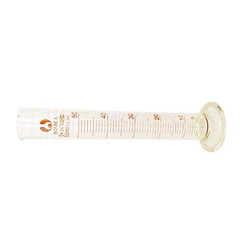 graduiertemGlaskoerper – SODIAL(R)50 ml graduierten Glasmesszylinder Chemistry Laboratory Measure - 2